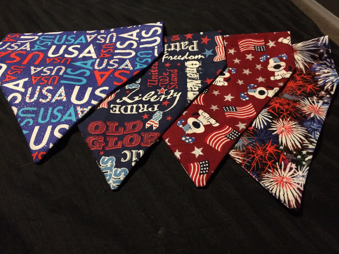 Patriotic Holiday Pet Scarves