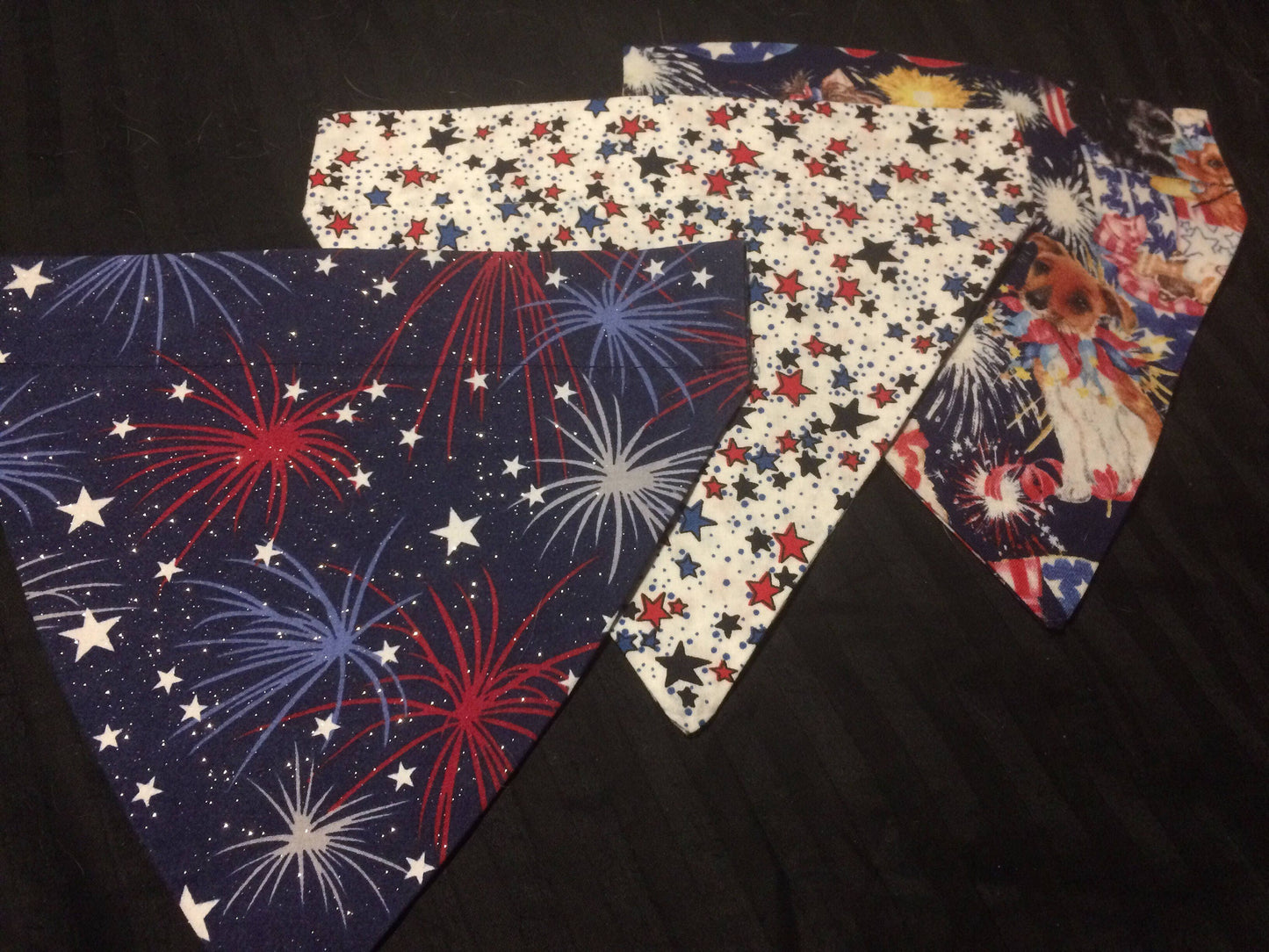 Patriotic Holiday Pet Scarves