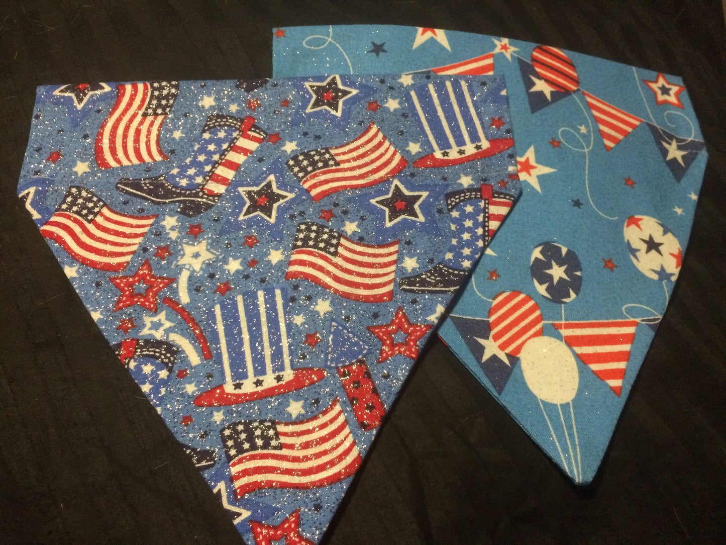 Patriotic Holiday Pet Scarves